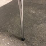 Yellow formica kitchen table with two extension cord, vintage 60s