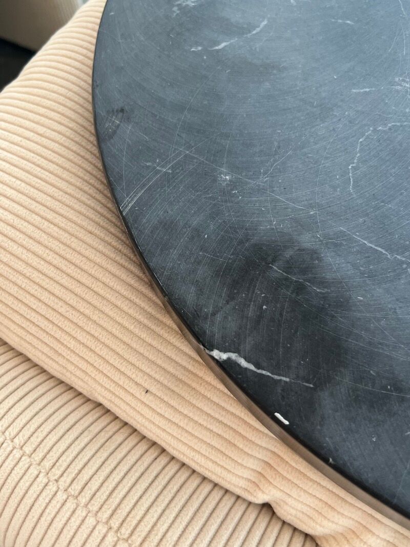 Side table series "Eros" in Marble by Angelo Mangiarotti for Skipper, contemporary edition