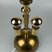 Lampe de table des années 60 des années 70 par Doria Leuchten Allemagne laiton de verre Space Age