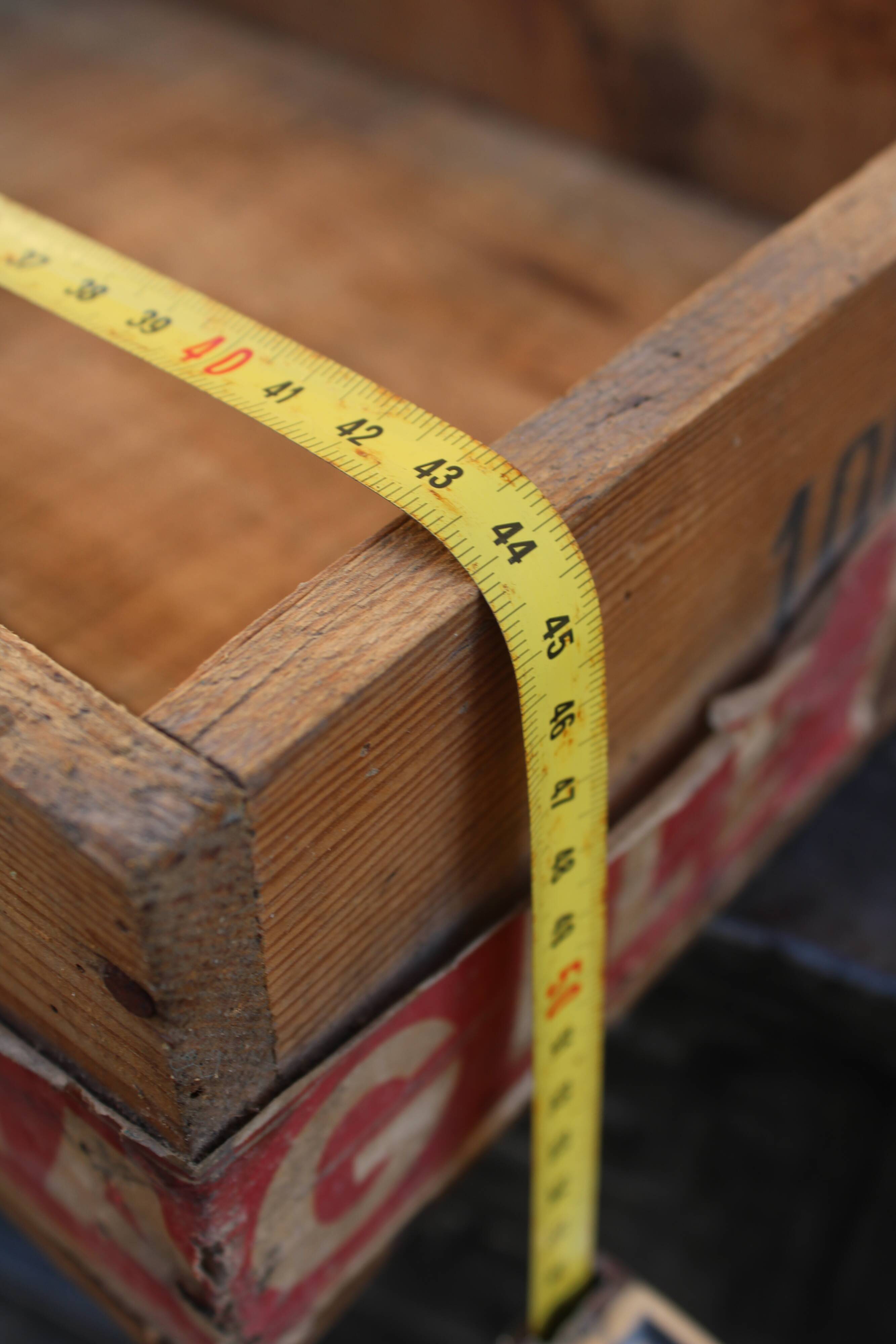 Wooden crate "Sardines Bonaparte"