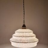 Art Deco period glass suspension in clichy glass