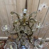 Large Bohemian crystal chandelier