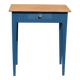 Table d’appoint ancienne rénovée – plateau bois naturel