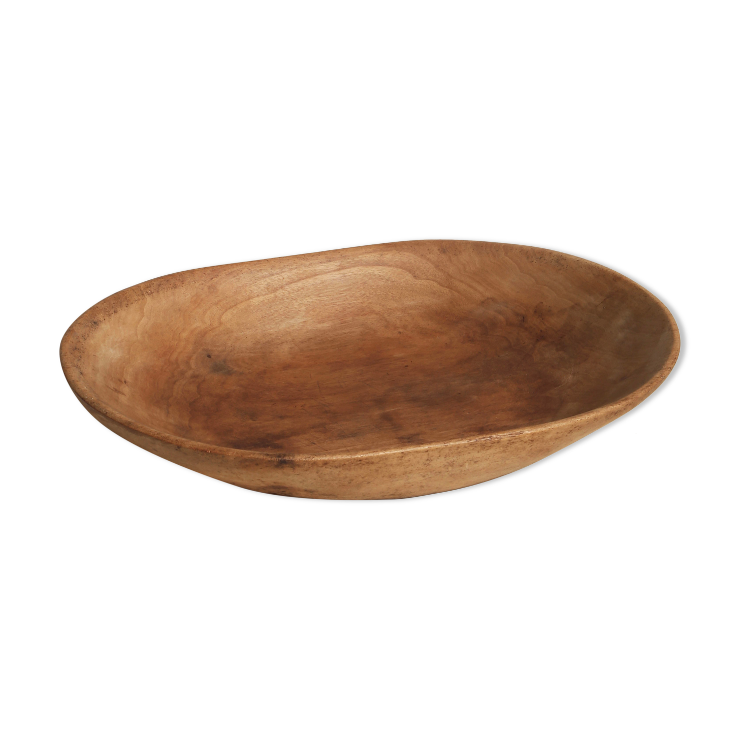 Large dish in raw wood