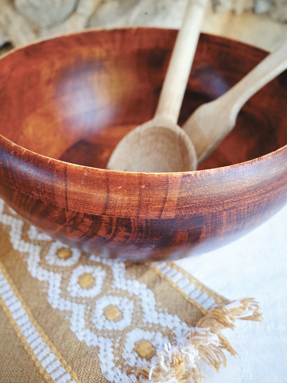 Mahogany bowl