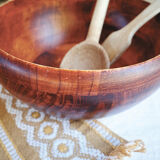 Mahogany bowl