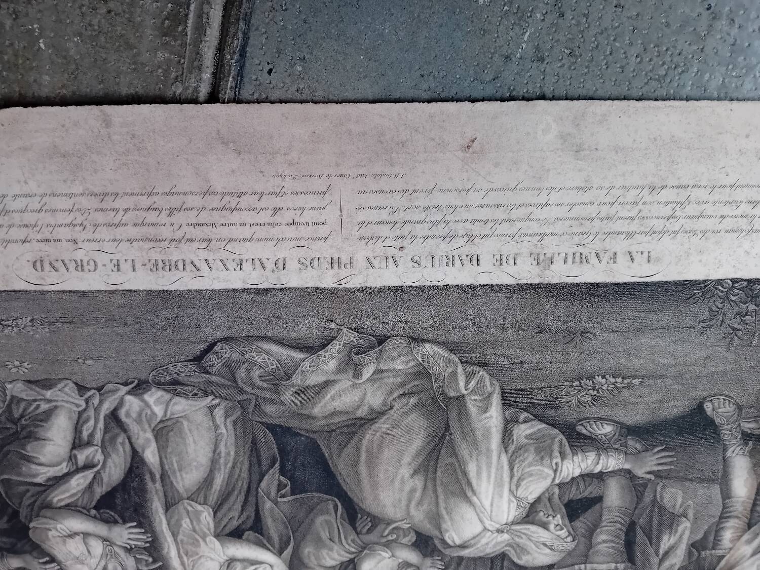 Engraving Alexander the Great