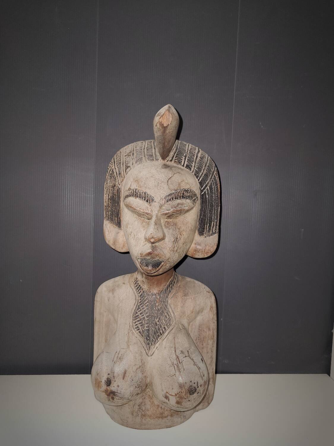 African woman bust