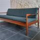 Vintage Scandinavian 3-seater canapé in solid wood