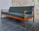 Canapé scandinave 3 places vintage en bois massif