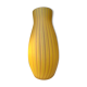 Vase en verre opalin orange, Habitat années 1980