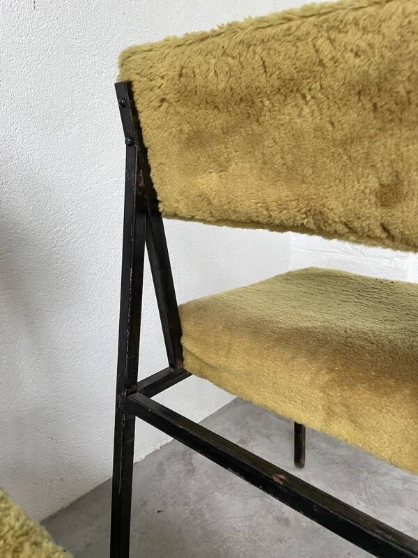 Set de trois chaises années 50