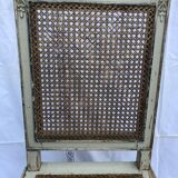 Antique canned chair