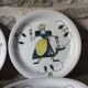 Set of 6 ceramic plates Stavangerflint Norway