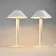 Table lamps by Bent Karlby for Lyfa, circa 1980.
