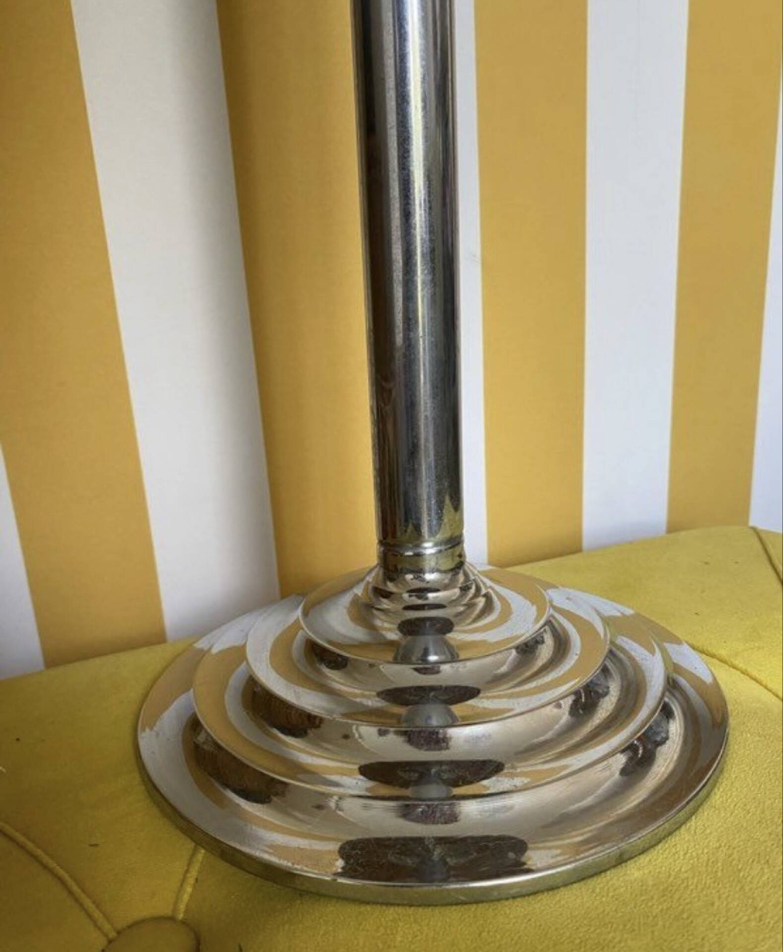 Ancien cendrier sur pied Art déco
