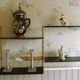 Vintage modular wall shelf