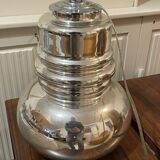 Vintage eglomisé glass lamp, 1970