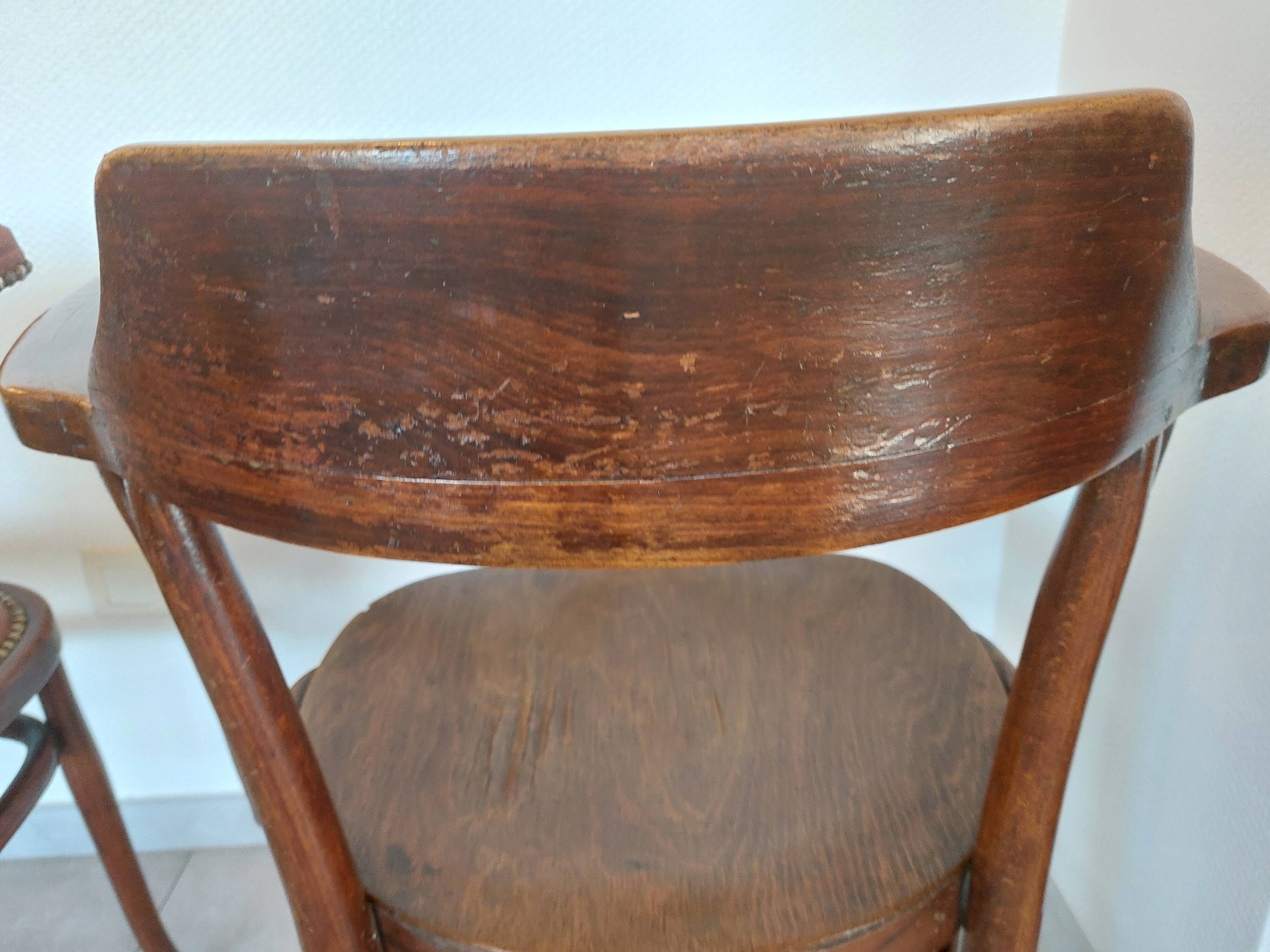 2 vintage Thonet armchairs