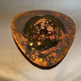 Enamelled enamel cup on copper