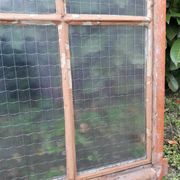 Window L107xH174 industrial curved metal glass roof frame reinforced glass