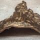 Old large bronze wall ornament Art Nouveau style