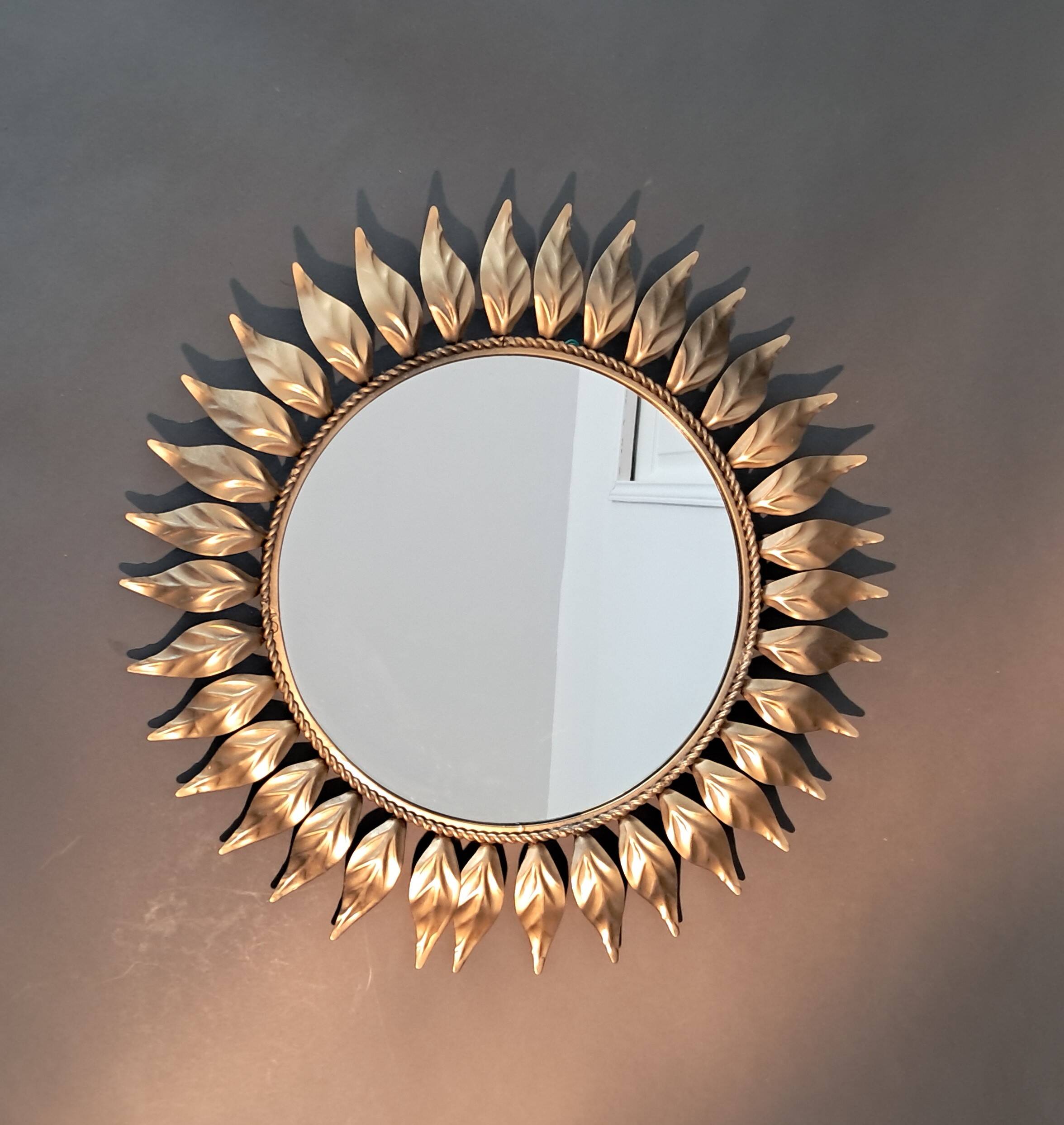 Golden sunflower mirror 1960.