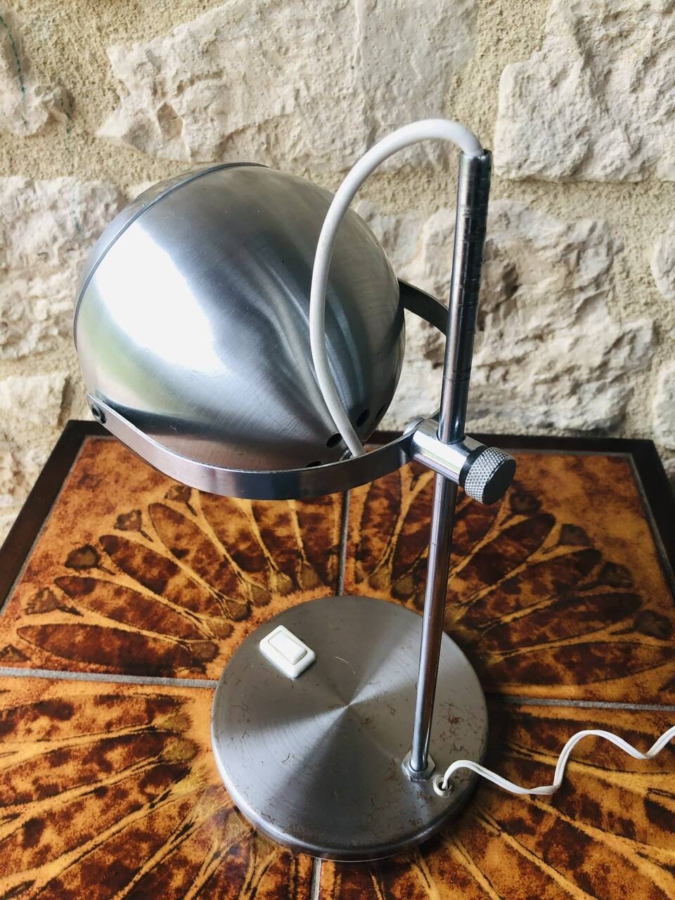 Vintage eyeball table lamp circa 1970s