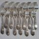 12 SOH Silver Metal Table Forks