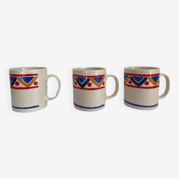 Set of 3 mobil cups