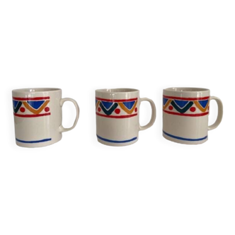 Set of 3 mobil cups
