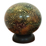 Lampe en verre multicolore
