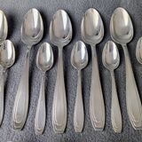 Ménagère métal argenté, 38 pièces Orfèvre Apollo, Art Déco, années 20/30