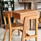 School desk and chair set stamped Baumann