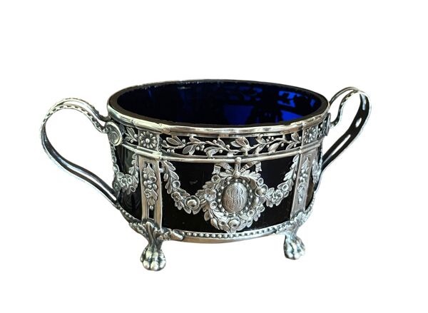 Argenterie, sucrier en argent Style Louis XVI poinçons fin XVIIIème