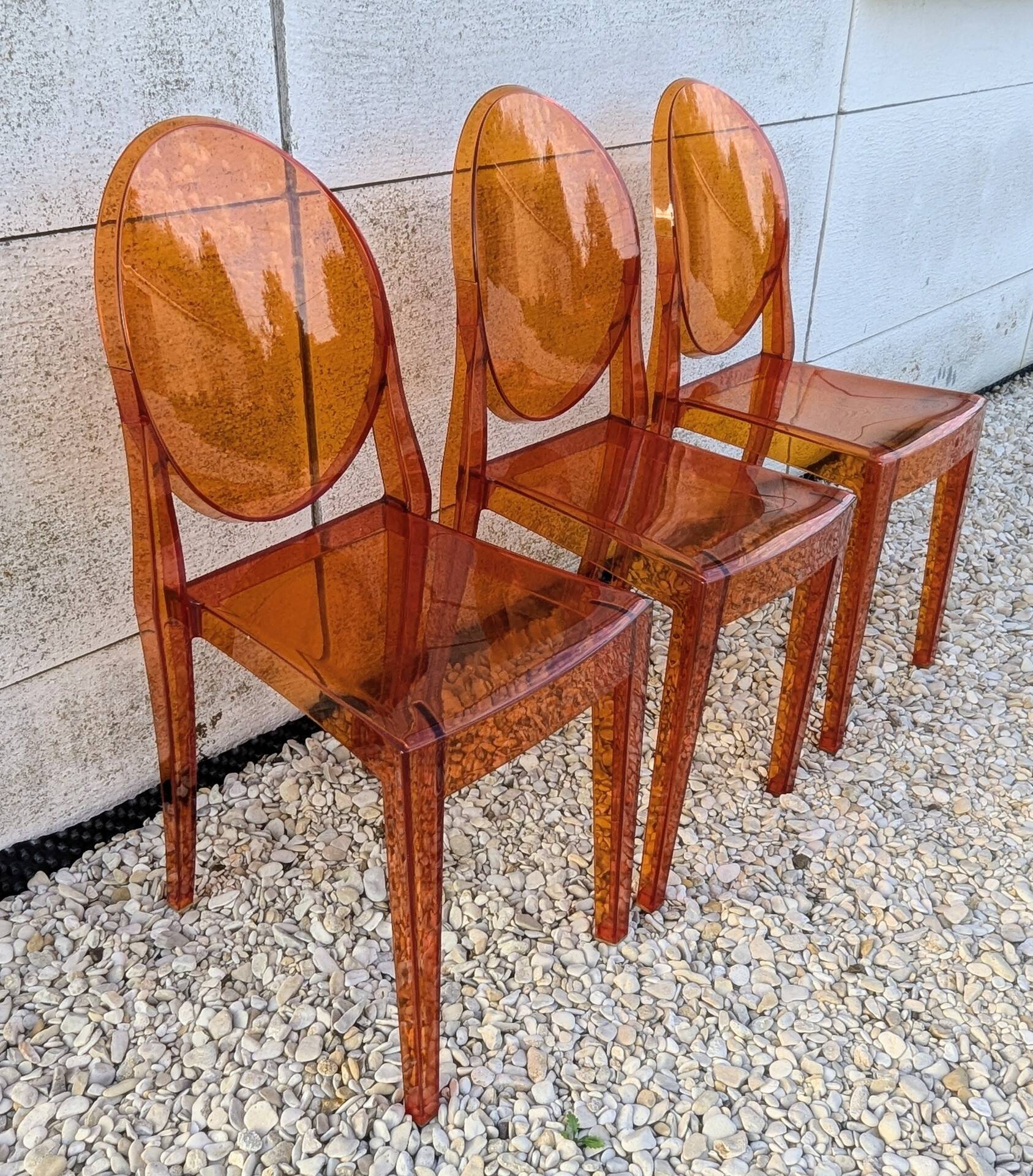 chaises Ghost Kartell design  Starck