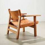Borge Mogensen Spanish Chair for Fredericia Denmark 1958