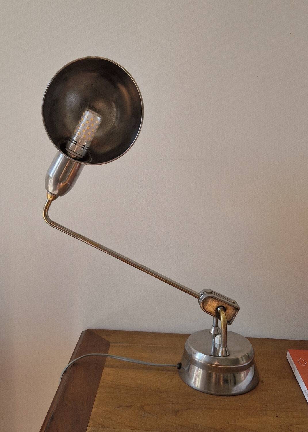 JUMO 600 Lamp - Vintage Chrome - 1940s