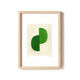 4 abstract paintings - Twins + lips + Trio + June - signed Eawy