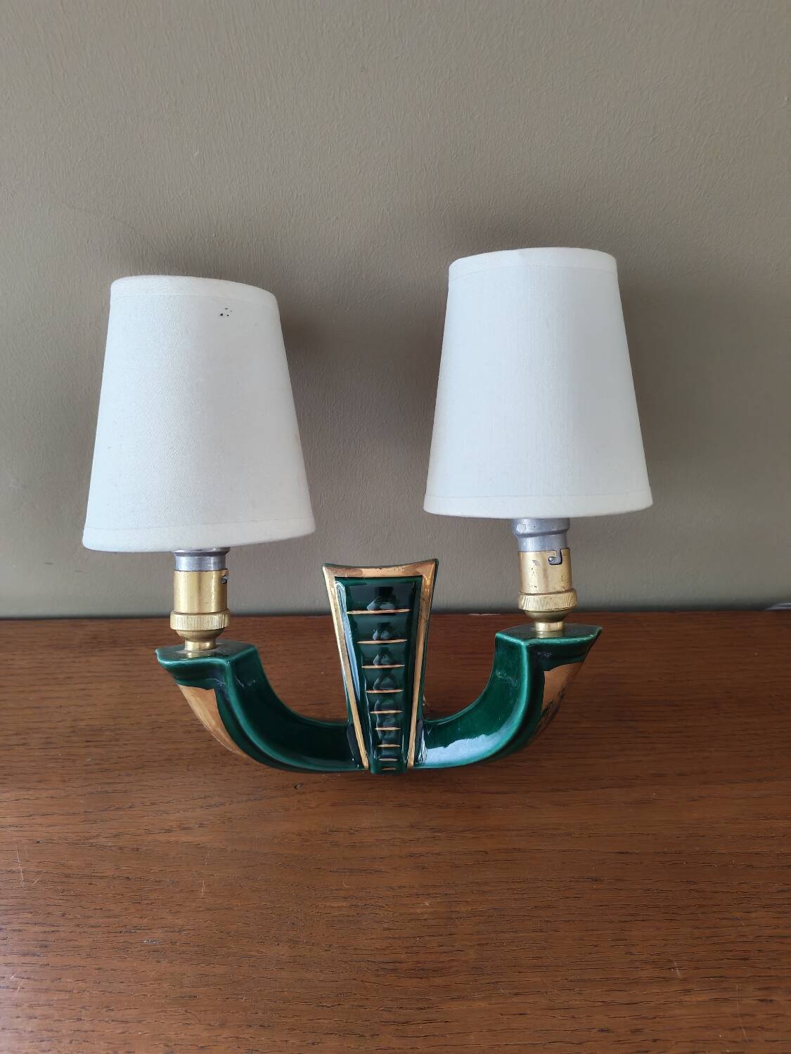 Vintage ceramic wall light