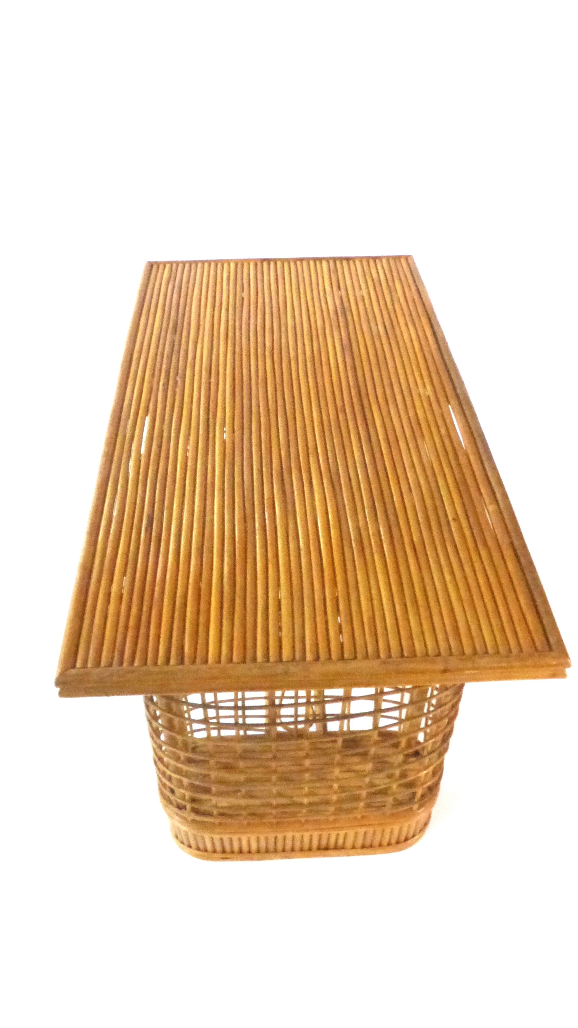 Rattan desk 1950