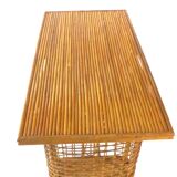 Rattan desk 1950