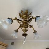 Lustre laiton style Napoleon