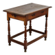 English table drawer lowboy antique solid oak 18th century 94cm