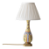 Hand-Painted Yellow Chinoiserie Porcelain Lamp, circa 1900