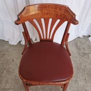 Vintage Bentwood Dining Chair: Thonet Style Fan Backrest, 1970s Irish Pub