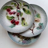 Barbotine dessert plates