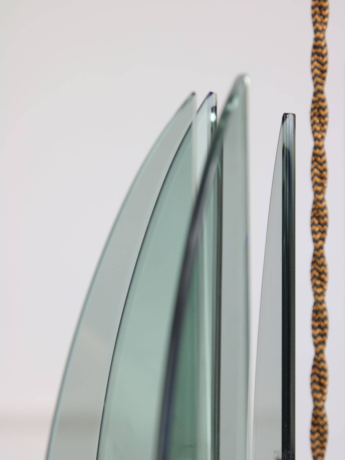 Italian Plexiglass Pendant Lamp, 1970s