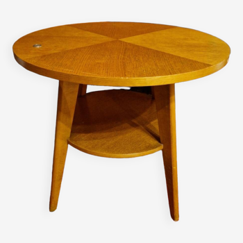 Table, pedestal table with compass legs