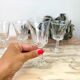 Set de 8 verres à vin regence Luminarc années 60